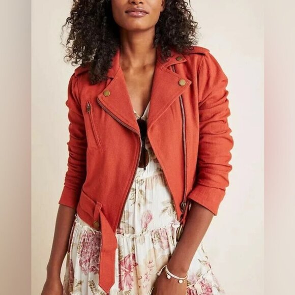 Anthropologie x Frye Vita Moto Jacket - Picture 1 of 15